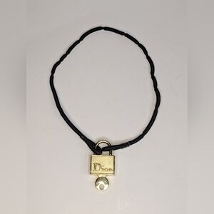 Vintage Dior Key in Lock Necklace Choker Bracelet